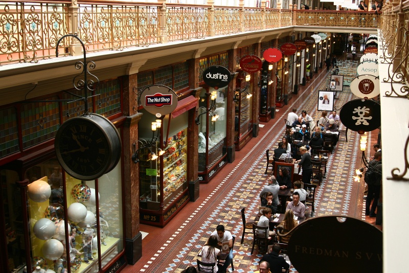 IMG_9206.JPG - Strand Arcade, the last of the five arcades built in Sydney during the Victoria era.  It opened in 1892 and was restored in 1977.