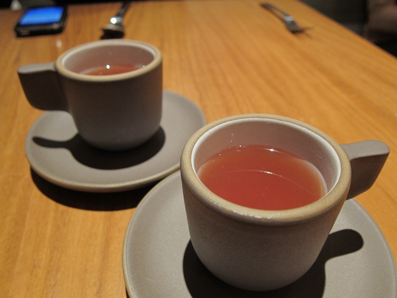 IMG_0071.JPG - Brewed quince hibiscus tea