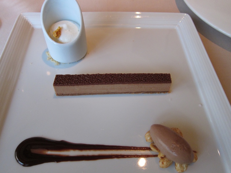 IMG_2256.JPG - Dessert - Milk chocolate peanut butter bar, honey comb parfait