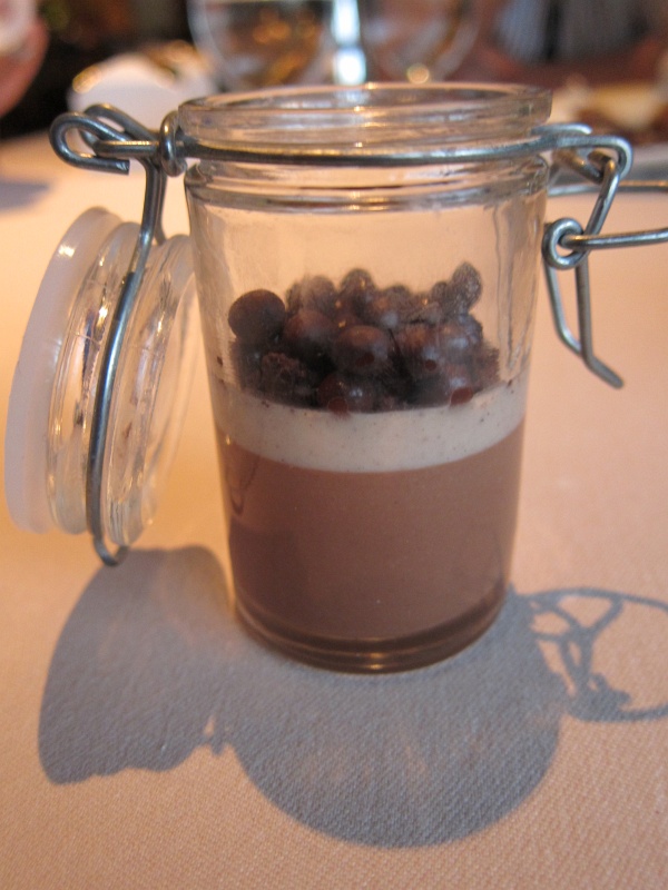 IMG_2265.JPG - More dessert - chocolate mousse and crunchy chocolate puffs