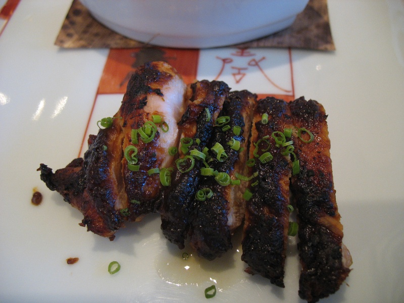 IMG_5057.jpg - Yakimono (grilled dish): organic petaluma chicken with fuki (butterbur) miso