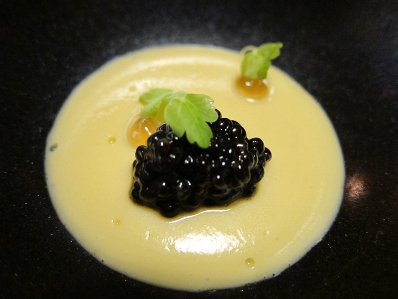 IMG_3440.JPG - Celery root custard, American white sturgeon caviar, sherry