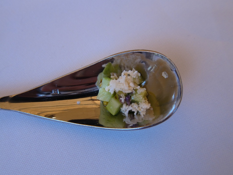 IMG_3397.JPG - Compressed cucumber, anise seeds, neutral-flavor pop rocks - to really awaken the palate