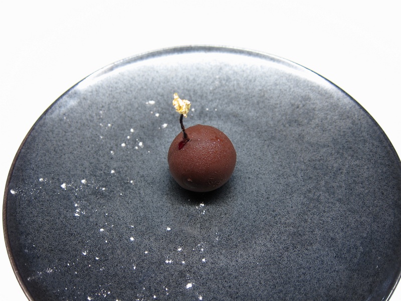 IMG_4182.JPG - Cherry Bomb - Dark chocolate, cherry, ginger, campari, vanilla bean stem