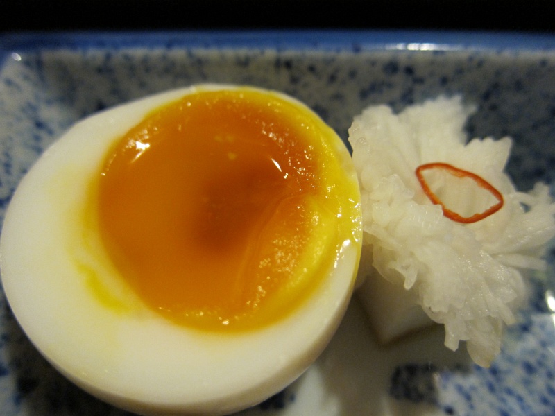 IMG_0238.JPG - The soft boiled egg was extremely well flavored, maybe injected with soy sauce?