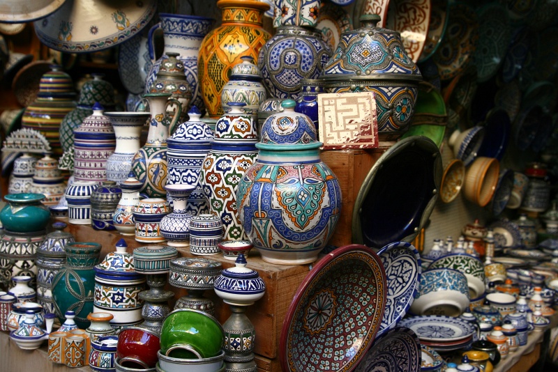 IMG_8020.JPG - Fes pottery has been famous for centuries