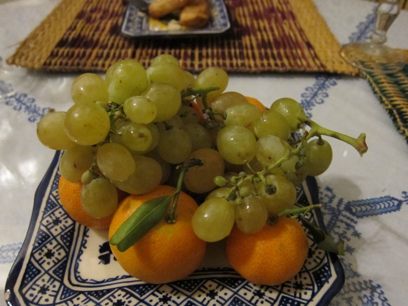 IMG_1215.JPG - Dessert fruits - oranges are a big deal in Morocco (Riad Rcif)