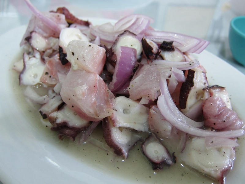 IMG_1713.JPG - Flounder and octopus ceviche at Chez Wong