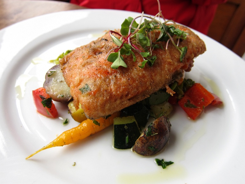 IMG_1837.JPG - Fried trout from the Sacred Valley, at Greens