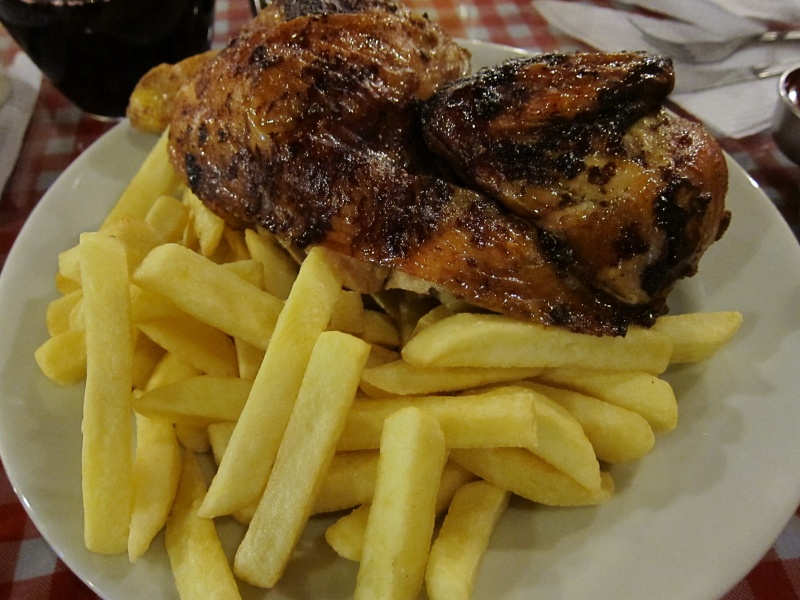 IMG_1839.JPG - We heard roast chicken is a thing in Peruvian cuisine, so we tried  Pollo a la brasa , at Los Toldos Chicken in Cusco