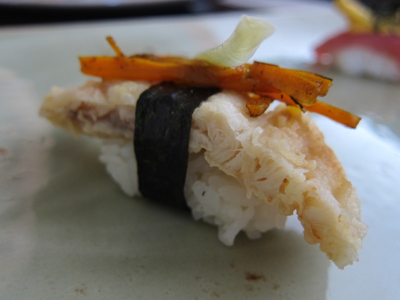 IMG_1657.JPG - Close-up: deep fried rock fish nambanzuke (vinegar marinade)