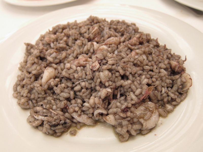 IMG_0008.JPG - Chipiron Arroz (black Spanish rice with baby squid) - the rice was very flavorful