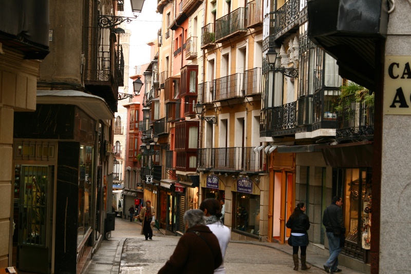 IMG_6009.JPG - Calle Comercio, aka Calle Ancha "Wide Street".  No really, this is the widest street in the city.