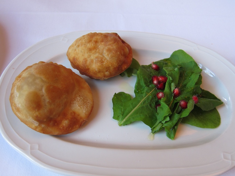 IMG_0901.JPG - Chicken Bourek: Puff pastry with chicken, eggs, and fresh herbs